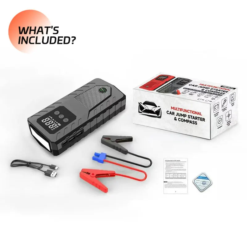 2000A Car Jump Starter Power Bank Car Battery Emergency Booster for Starter Portable 12V Auto Starting Device Petrol Diesel
