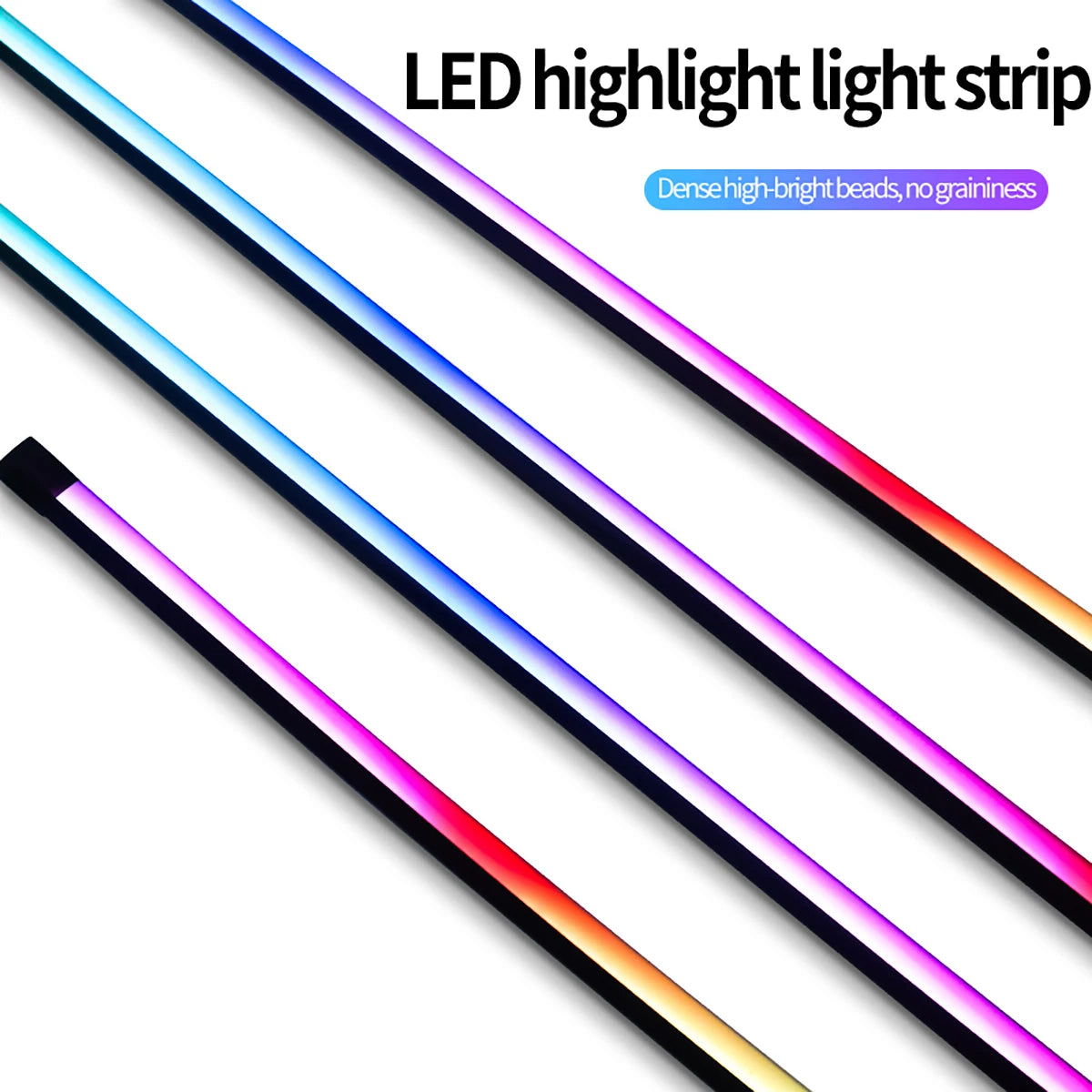 LED light strip for Car sunroof 150cm Acrylic LED Decorative light strip Interior lights Car Skylight ambient light multicolour