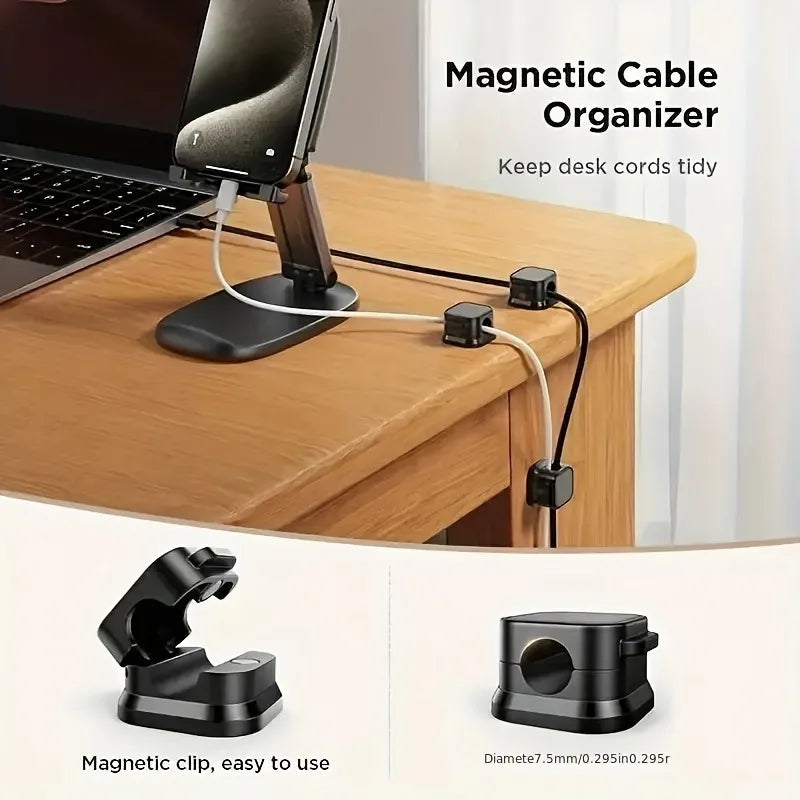 12 Pcs Cable Clips - The Ultimate Cord Holder & Cable Organizer For Desk, Home, Car & Office - For Everyone - Organize Cables &