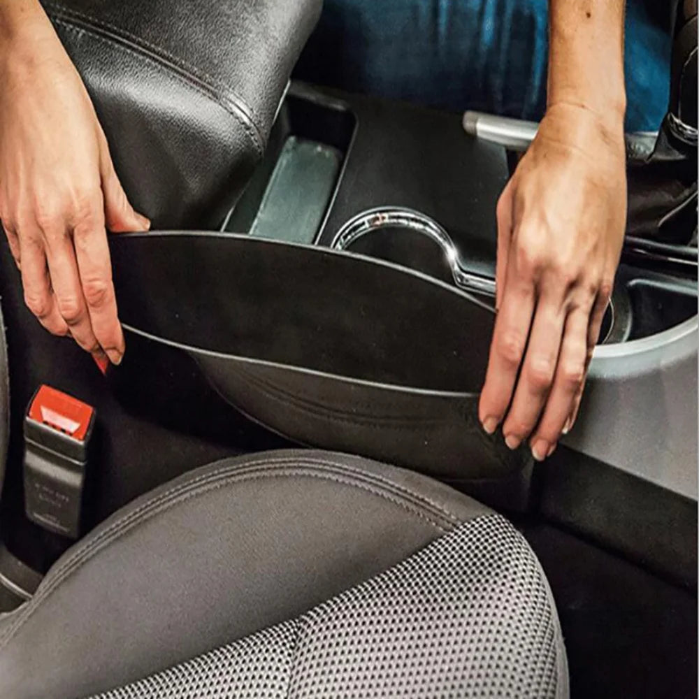 Car Seat Gap Filler Organizer Drop Catcher Pocket between Seat Console Storage Box for Car Accessories Stowing Tidying