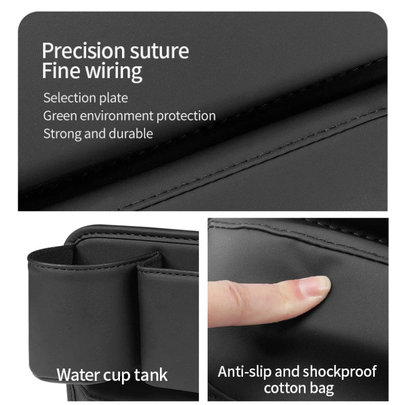 Car Seat Gap Filler Storage Box Water Cup Holder Accessories For SAAB 9-4X 9-7X 9-3 9-5 9-2X 9-X 9000 900 600 99 97