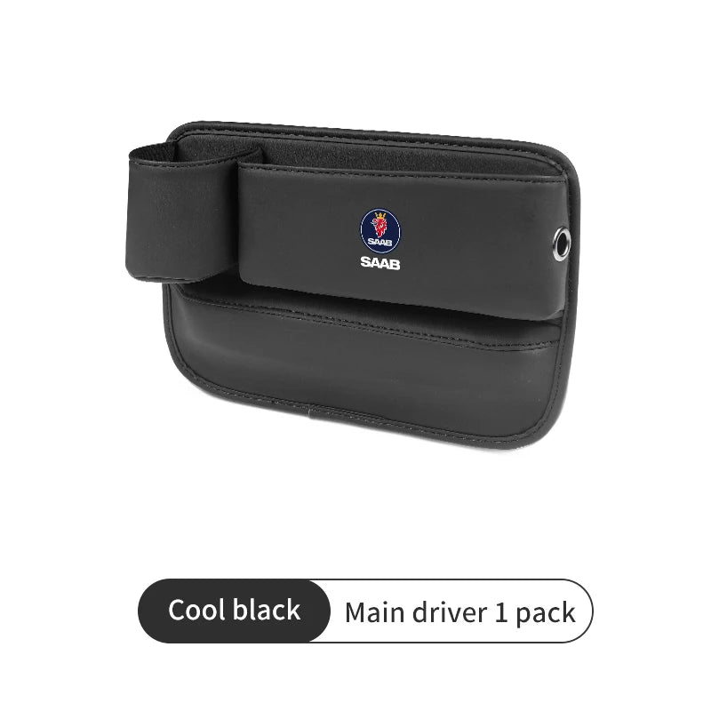 Car Seat Gap Filler Storage Box Water Cup Holder Accessories For SAAB 9-4X 9-7X 9-3 9-5 9-2X 9-X 9000 900 600 99 97