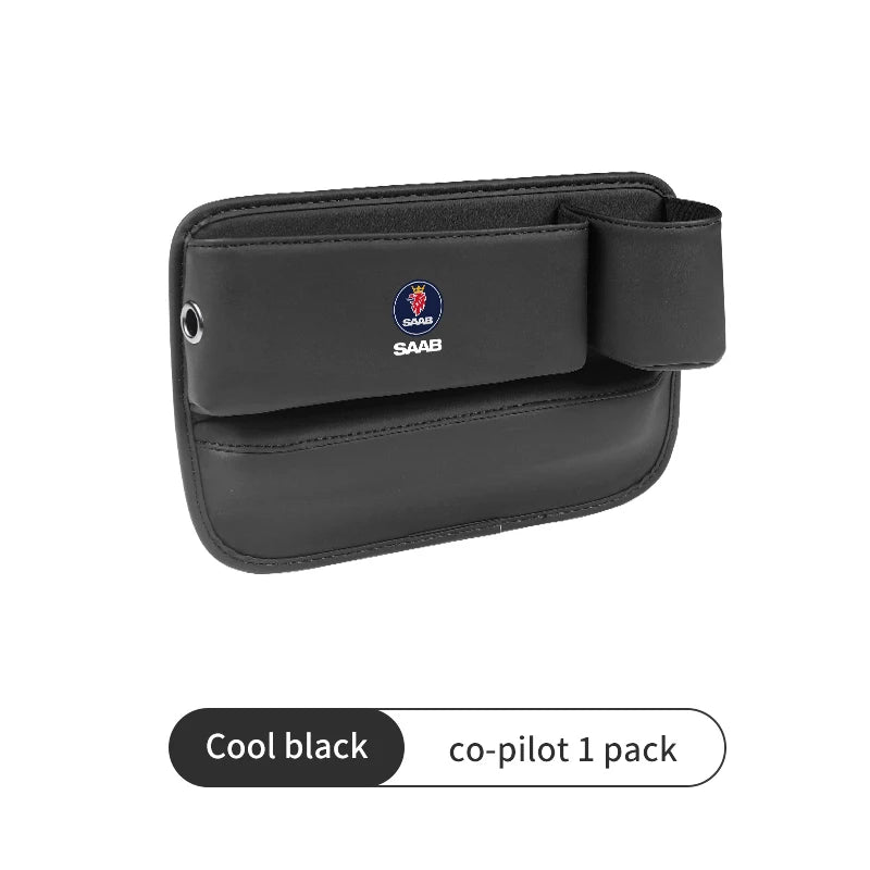Car Seat Gap Filler Storage Box Water Cup Holder Accessories For SAAB 9-4X 9-7X 9-3 9-5 9-2X 9-X 9000 900 600 99 97